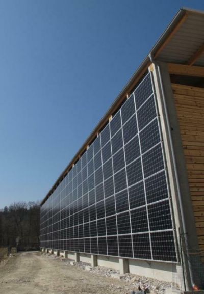 Fassade PV Anlage Stainz